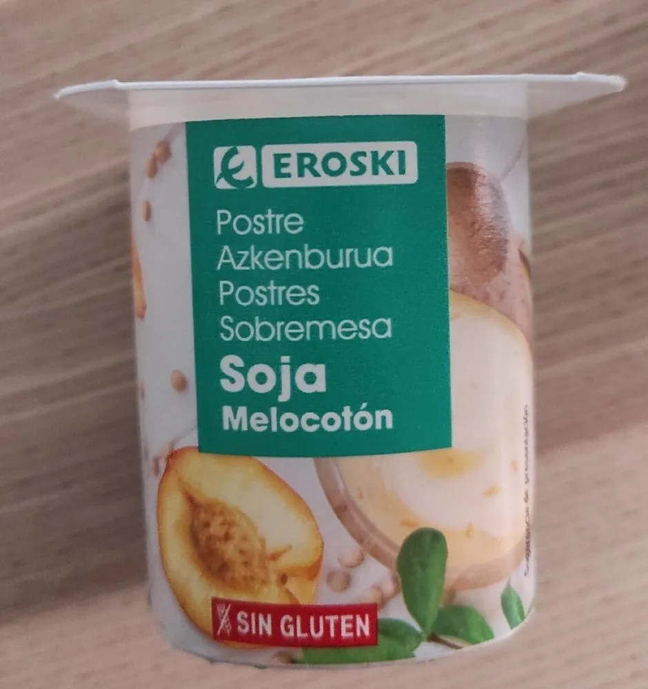 Postre Soja Melocotón