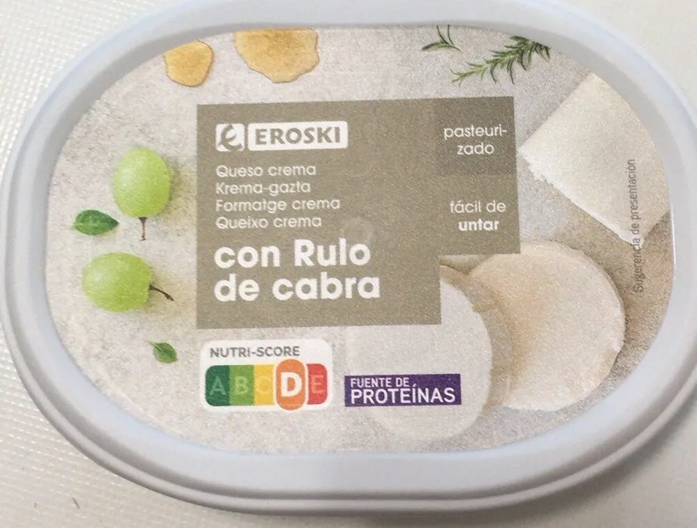 Queso crema con Rulo de cabra
