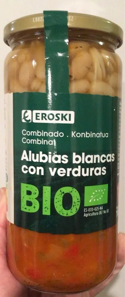 Alubias blancas con verduras BIO