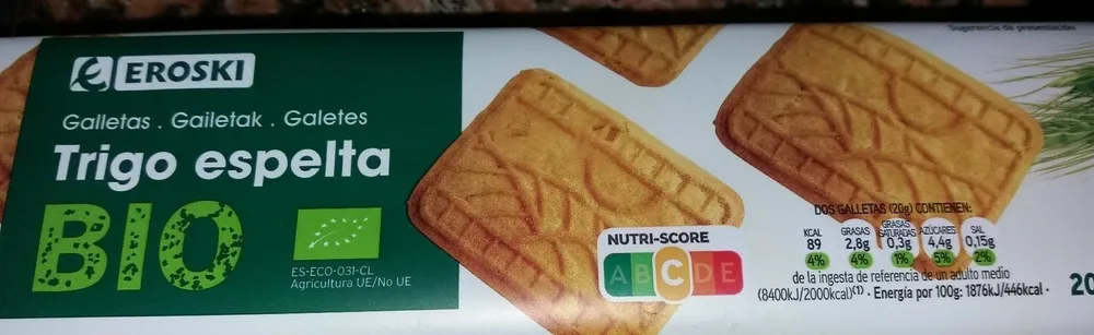 Galletas tripo espelta bio