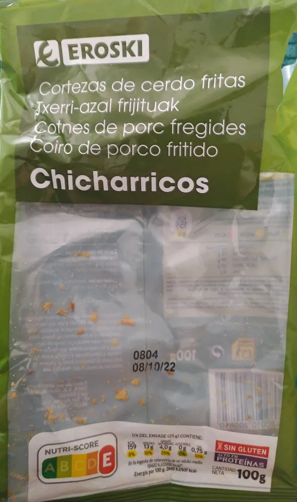 Cortezas de cerdo (Chicharricos)