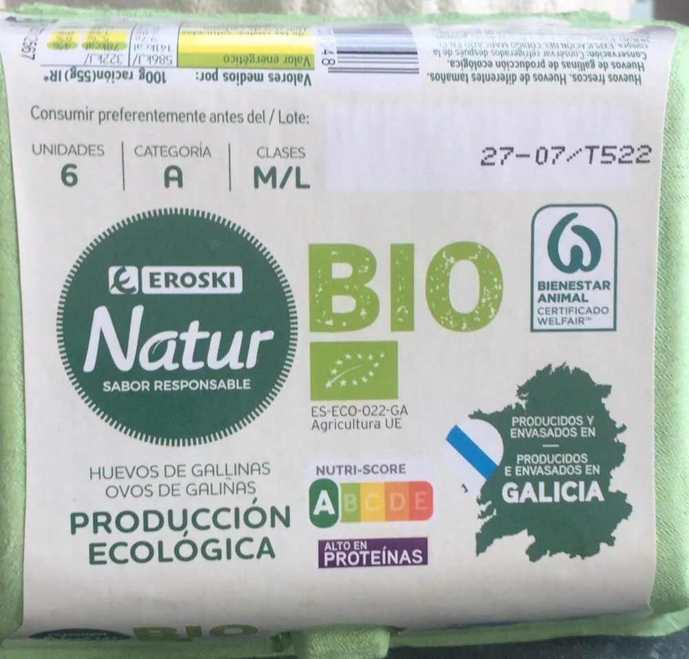 Huevos bio