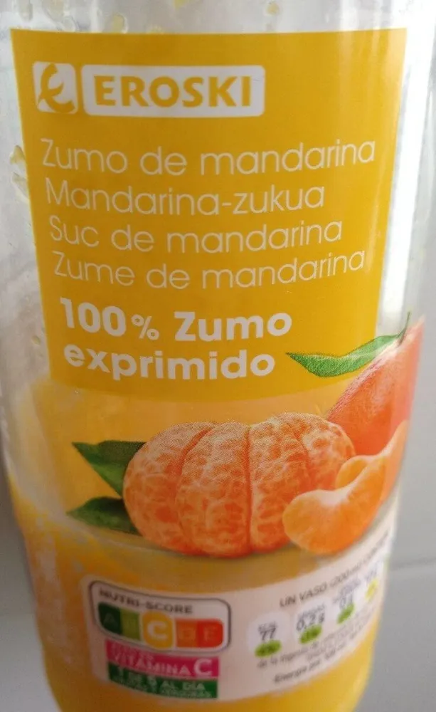 Zumo de mandarina