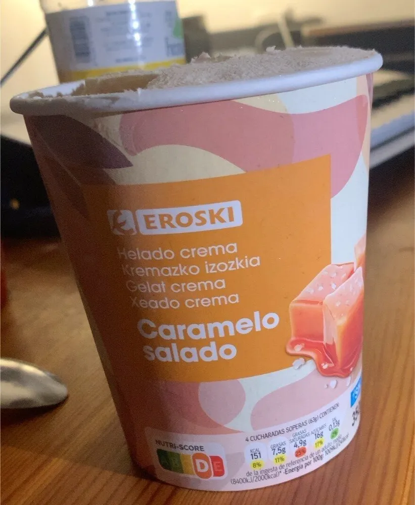 Helado Caramelo Salado