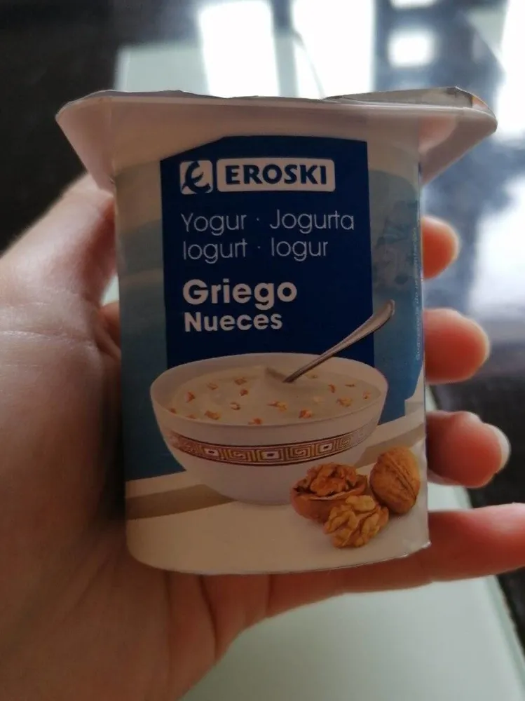 Yogurt griego nueces