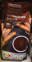 Chocolate instantaneo a la taza