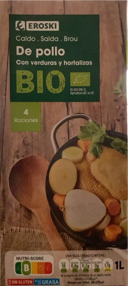 Caldo de pollo BIO