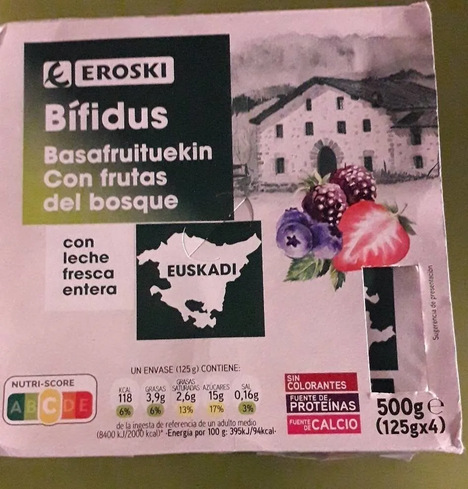 Bifidus Basafrituekin esne osoa