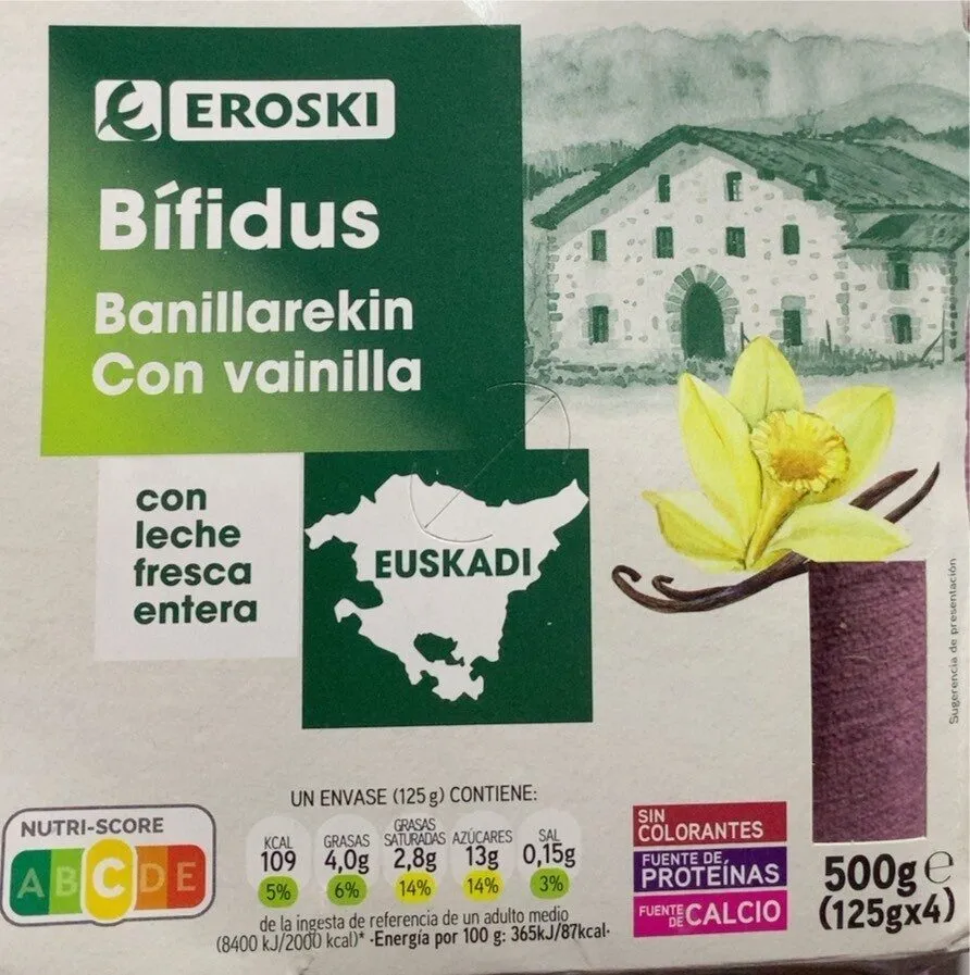 yogur bifidus con vainilla