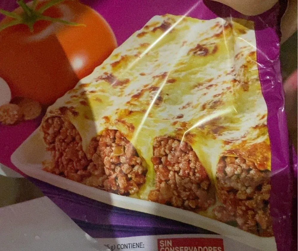 Canelones de carne
