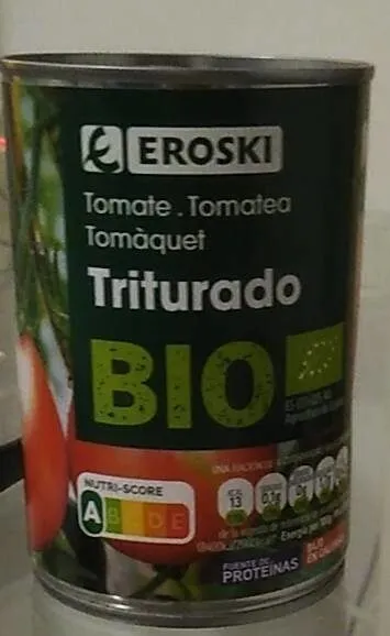 Tomate triturado bio
