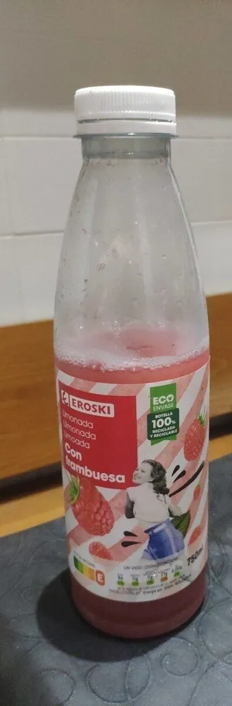 Limonada con frambuesa