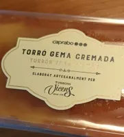 Torró Gema Cremada