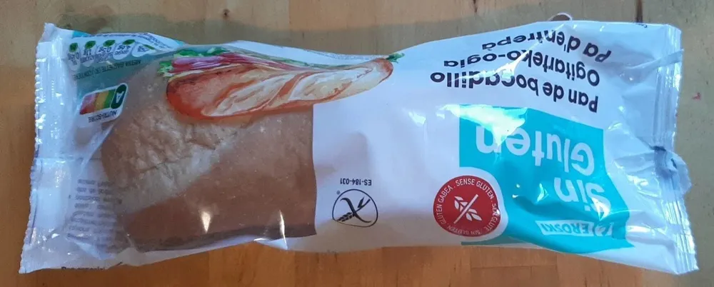 Pan de Bocadillo sin gluten