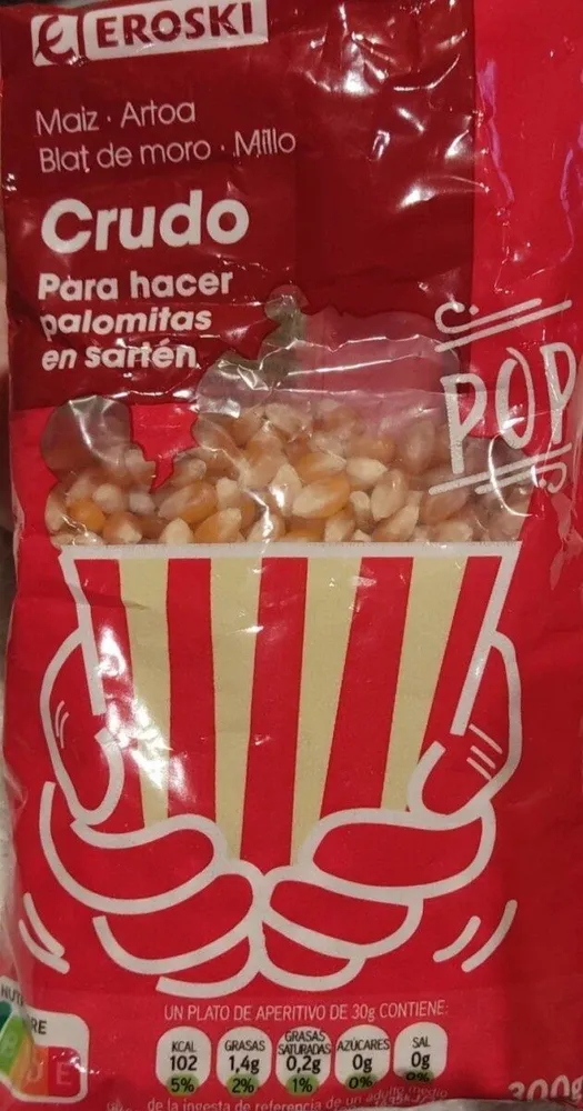Maíz crudo
