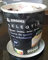 Tarta de queso con arándanos