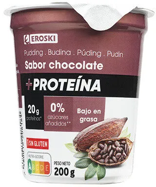 Pudding sabor chocolate