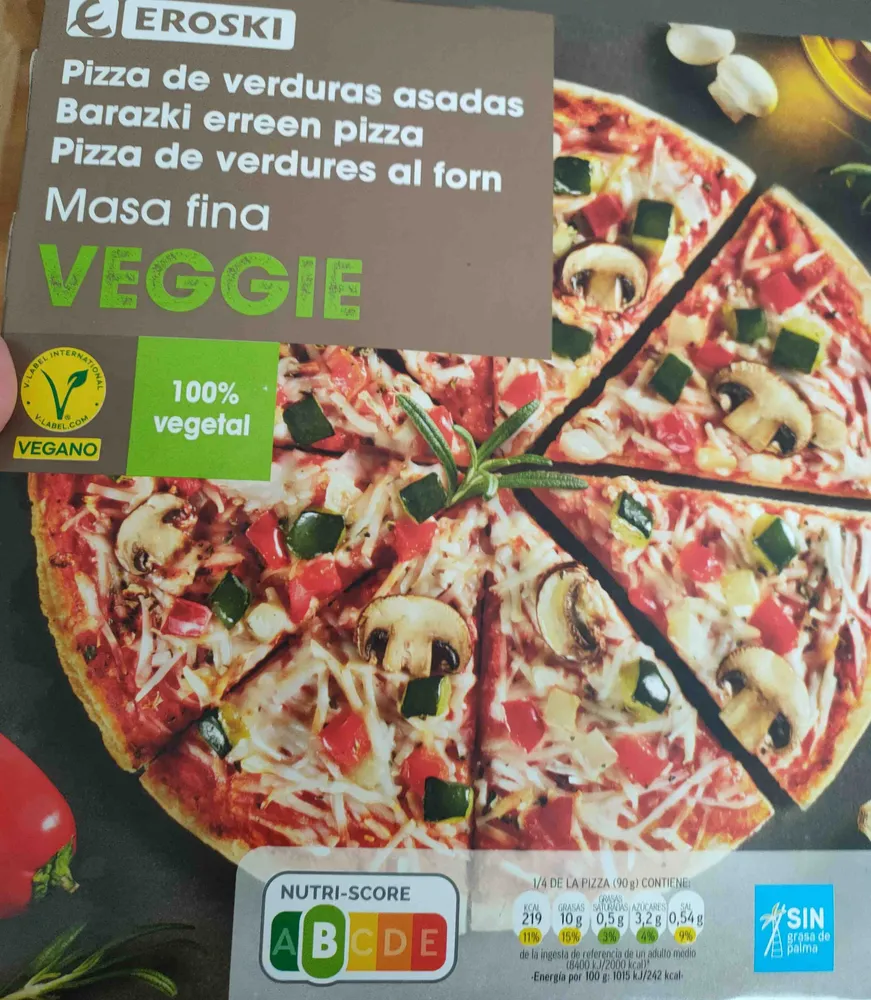 Pizza vegana