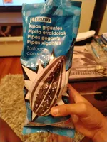 Pipas gigantes tostadas con sal