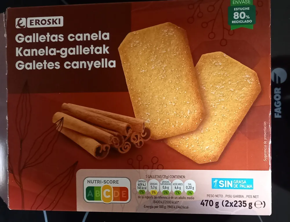 Galletas canela