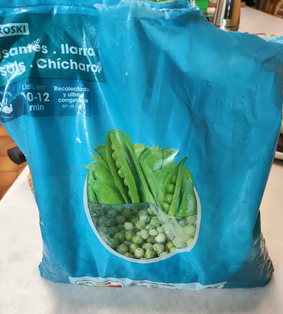 Guisantes ultracongelados