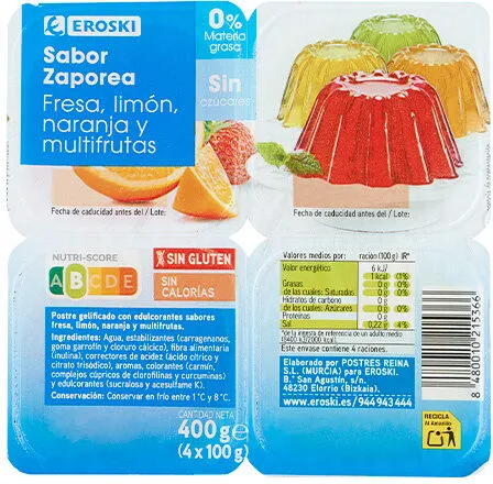 Gelatina sabores