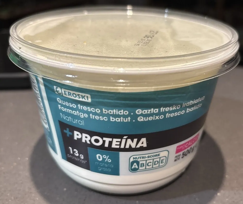 Queso batido Proteínas