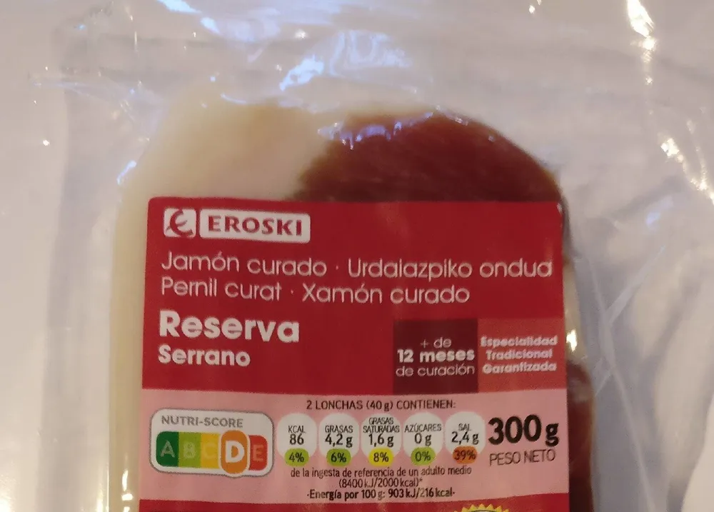 Taco jamón curado