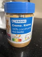 Crema de cacahuate con trocitos