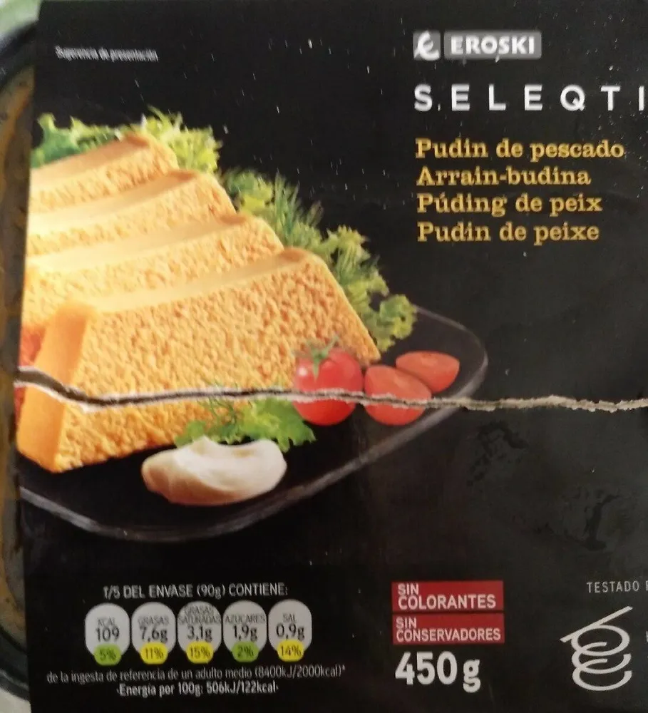 Pudín de pescado