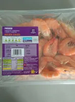 Langostino recién cocido