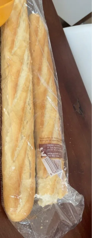 Pan procedente de masas desconocidas