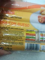 Salchichas viena con queso