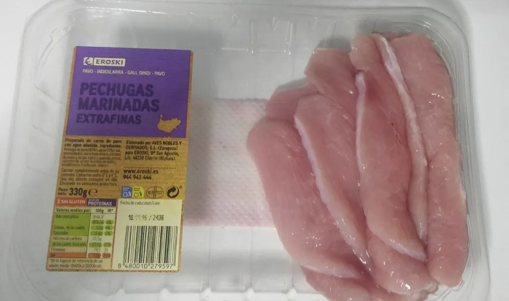 Pechugas marinadas extrafinas