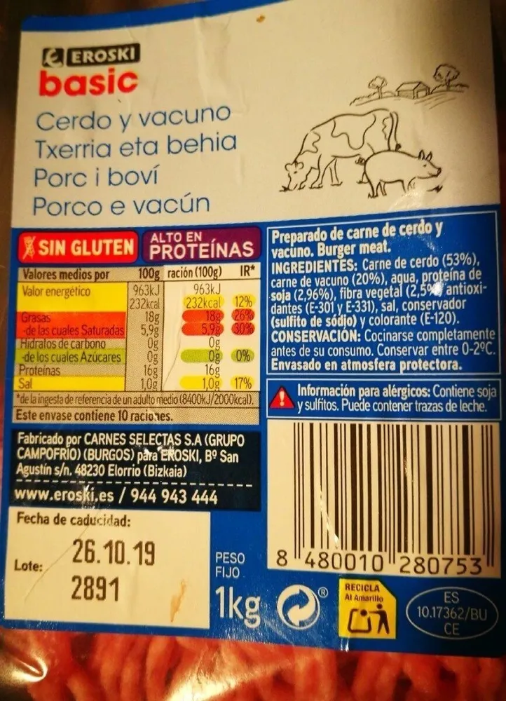 Carne picada basic
