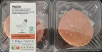 Burger pollo y zanahoria