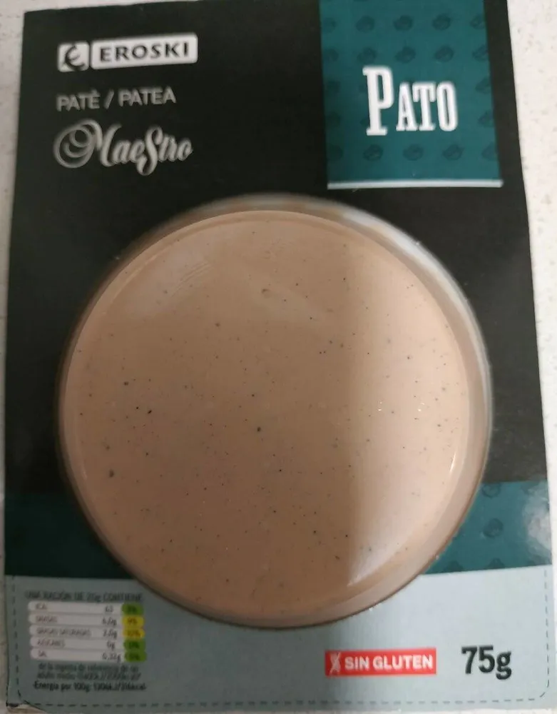 Paté pato Maestro