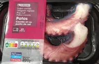 Pulpo cocido patas