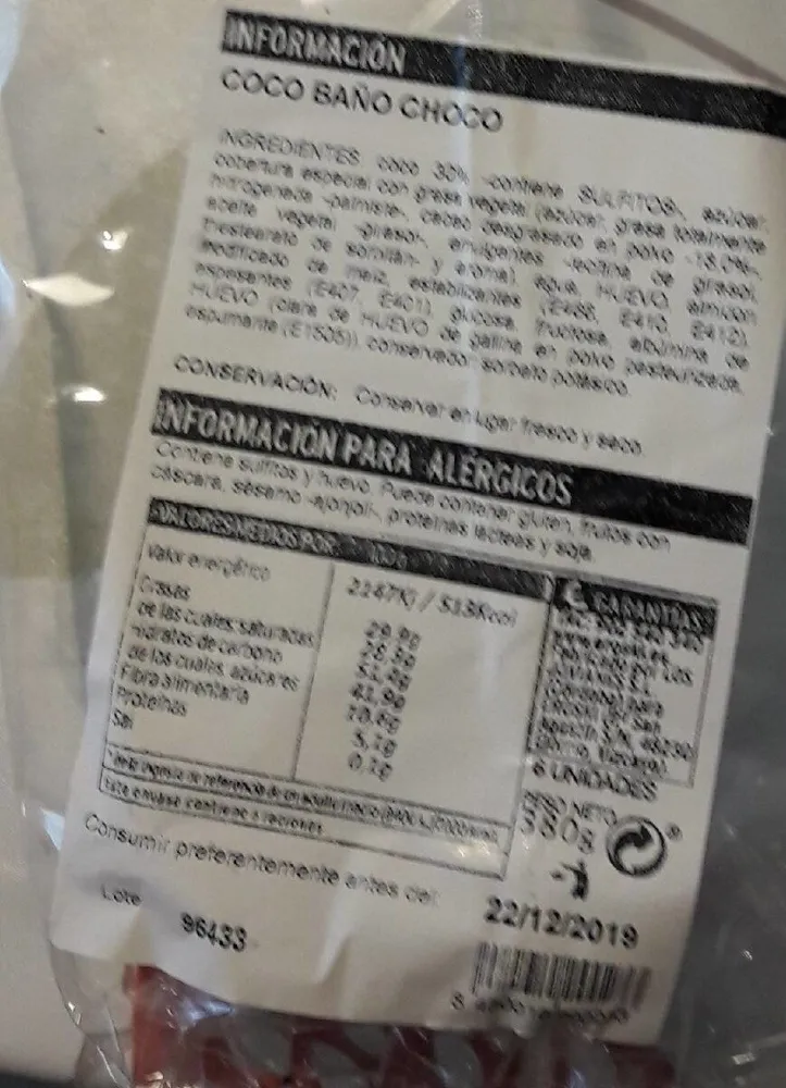 Coco baño choco