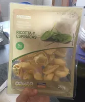 Tortelloni ricotta y espinacas