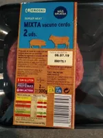 Burger meat mixta vacuno cerdo