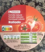 Tomate natural rallado