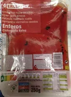 Pimientos rojos asados enteros