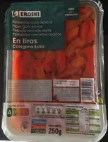 Pimientos rojos asados en tiras