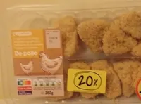 Nuggets con pechuga de pollo