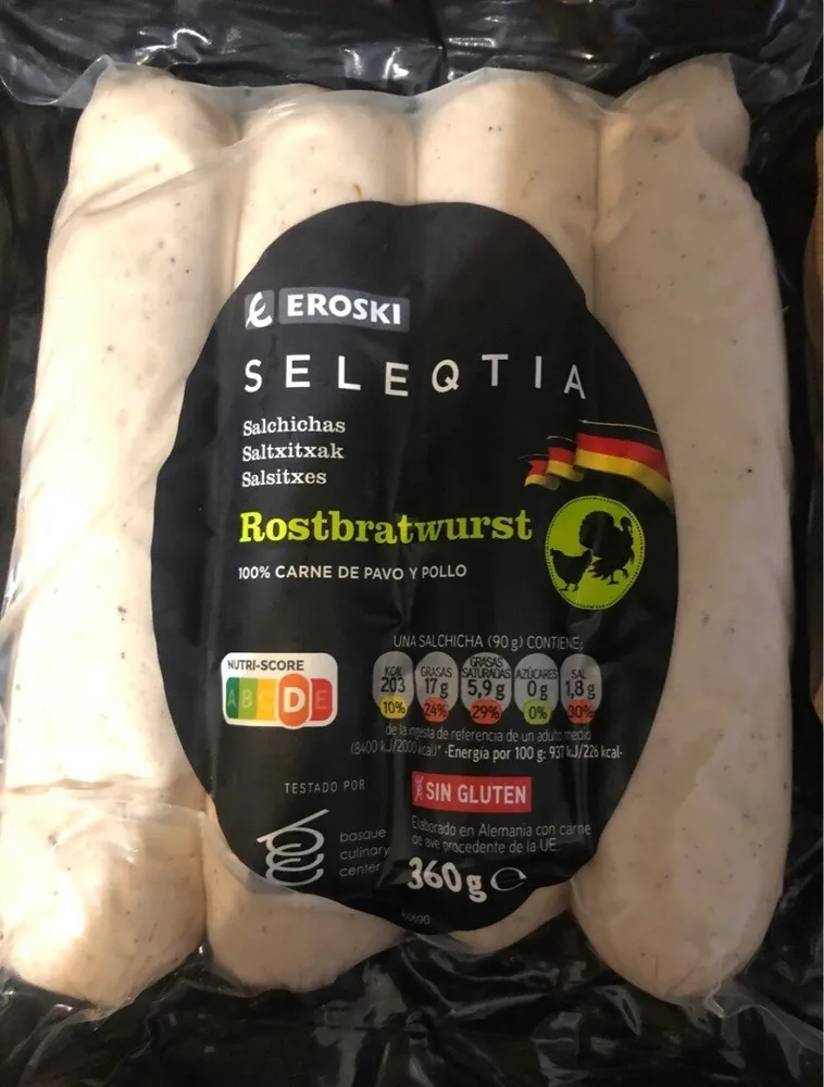 Salchichas rostbratwurst