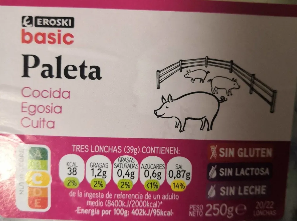 Paleta cocida