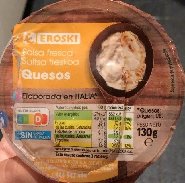 Salsa fresca Quesos
