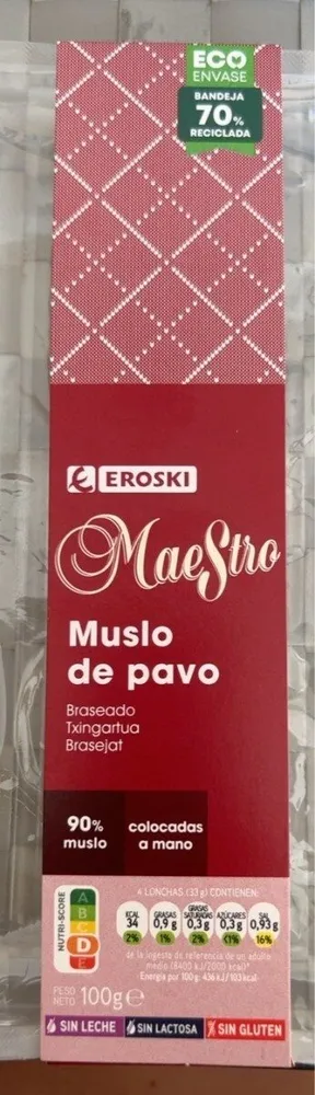 Muslo de pavo braseado