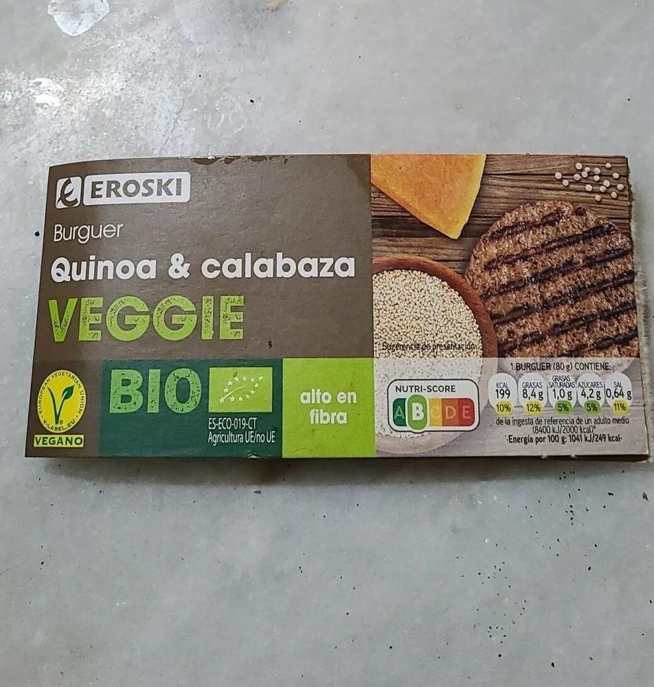 Veggie quinoa y calabaza